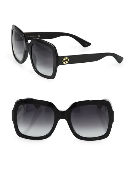 black square gucci glasses|Gucci square sunglasses unisex.